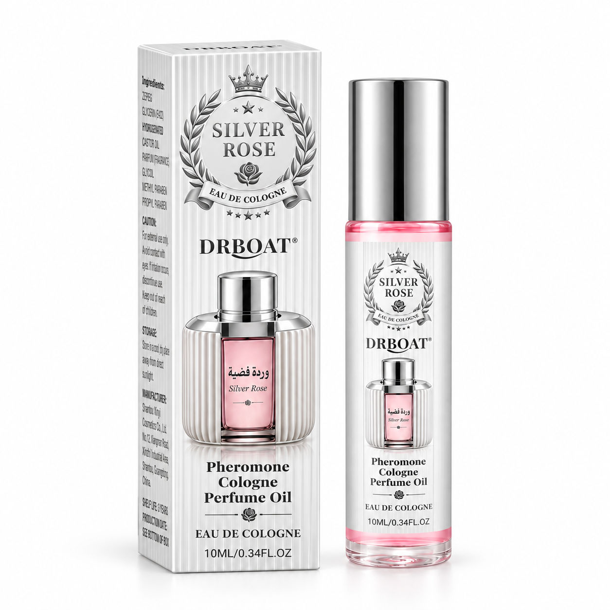 Silver Rose Roll-On Perfume Oi - Perfume Fragrance Concentration 评论和价格