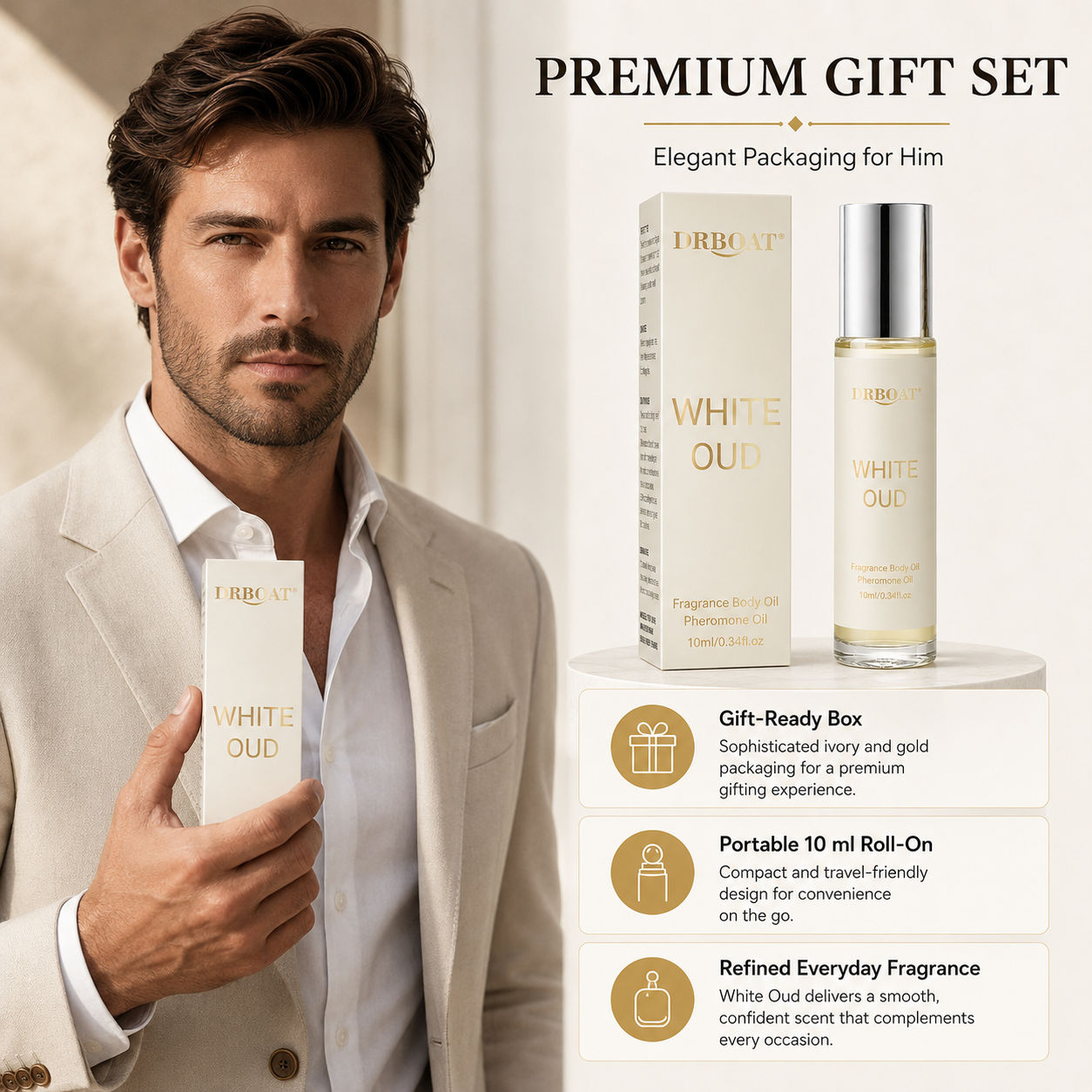 Men Roll-on Perfume Oil,Fresh  - Perfume Fragrance Oil 评论和价格