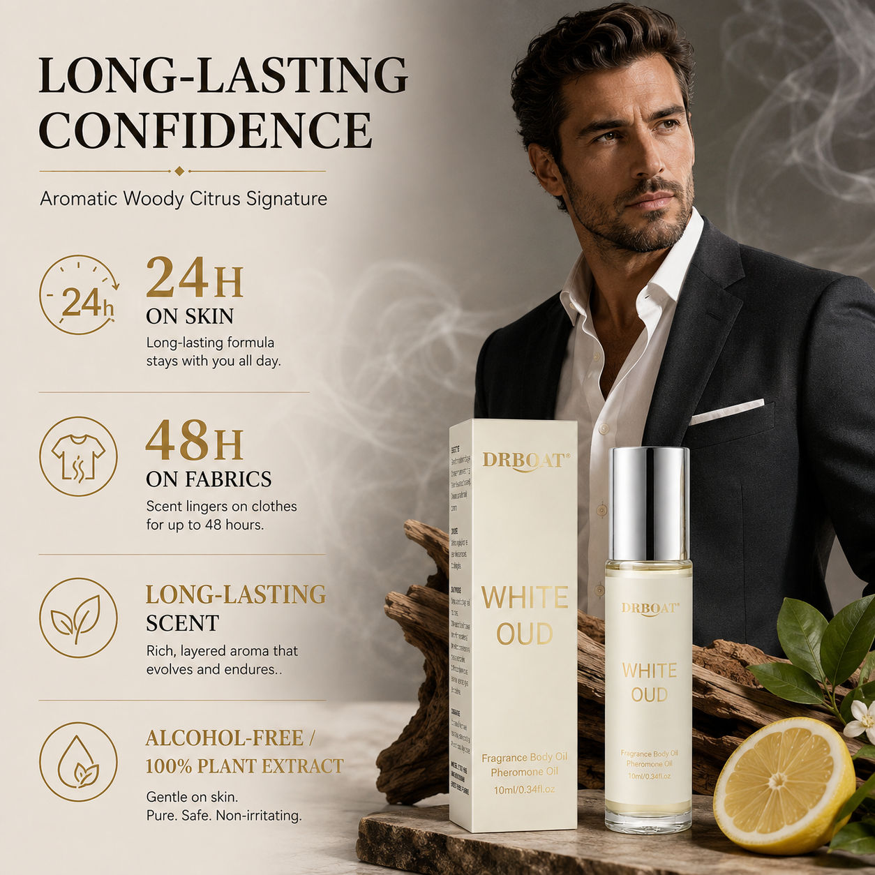 Men Roll-on Perfume Oil,Fresh  - Perfume Fragrance Oil 评论和价格