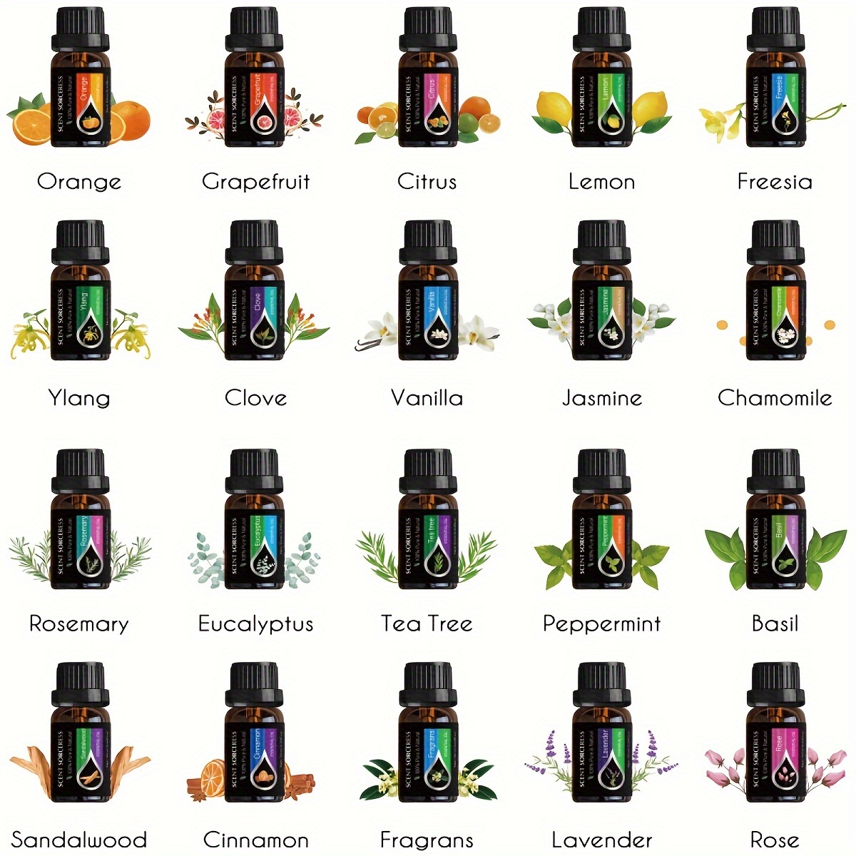 20Pcs/Set Classic Brand Essent - Perfume Fragrance Oil 评论和价格