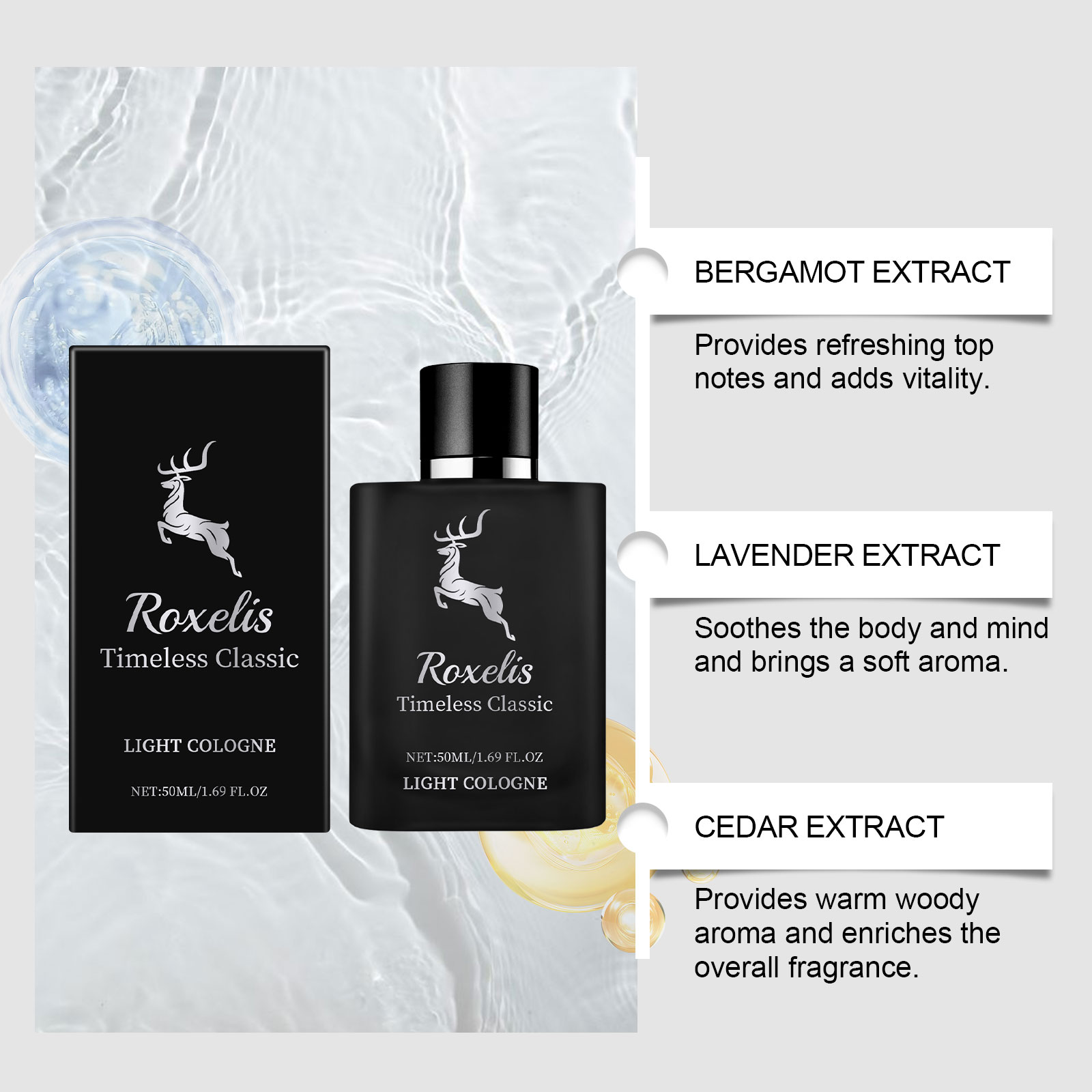 Charm Classic Cologne For Men  - Perfume Alcohol Fragrance 评论和价格